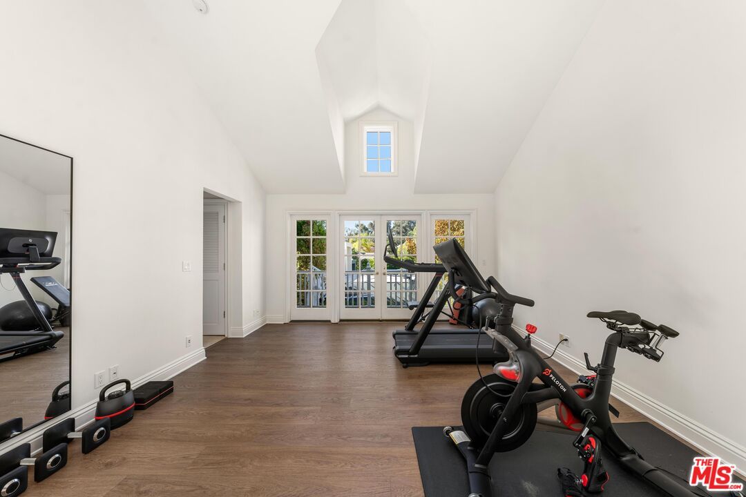 Fitness Equipment, Interior, Wood Texture Flooring