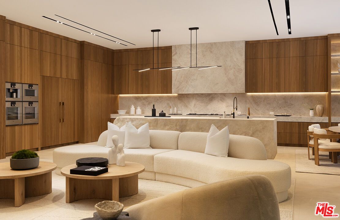 Dining room, Interior, Kitchen, Living room, Pendant Lights