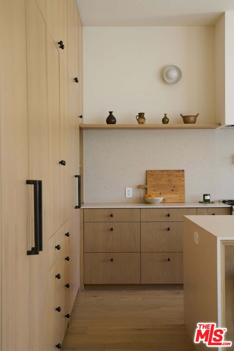 Interior, Kitchen, Wood Texture Flooring