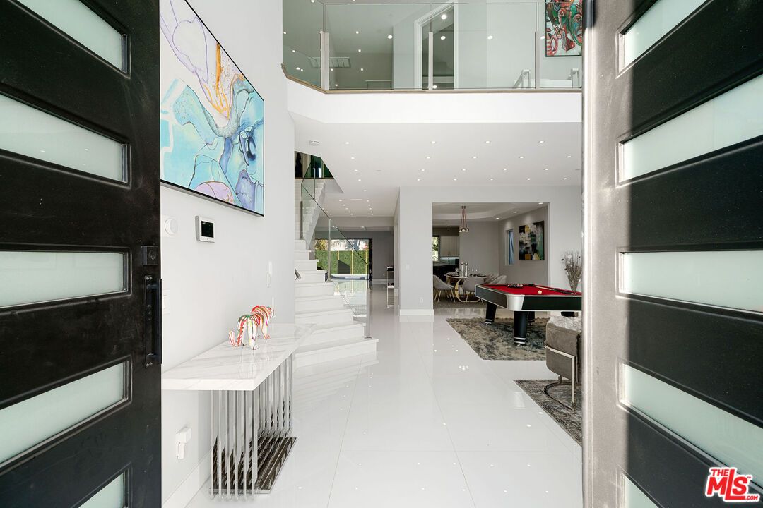 Billiard Table, Game Room, Interior, Pendant Lights, Recessed Lighting