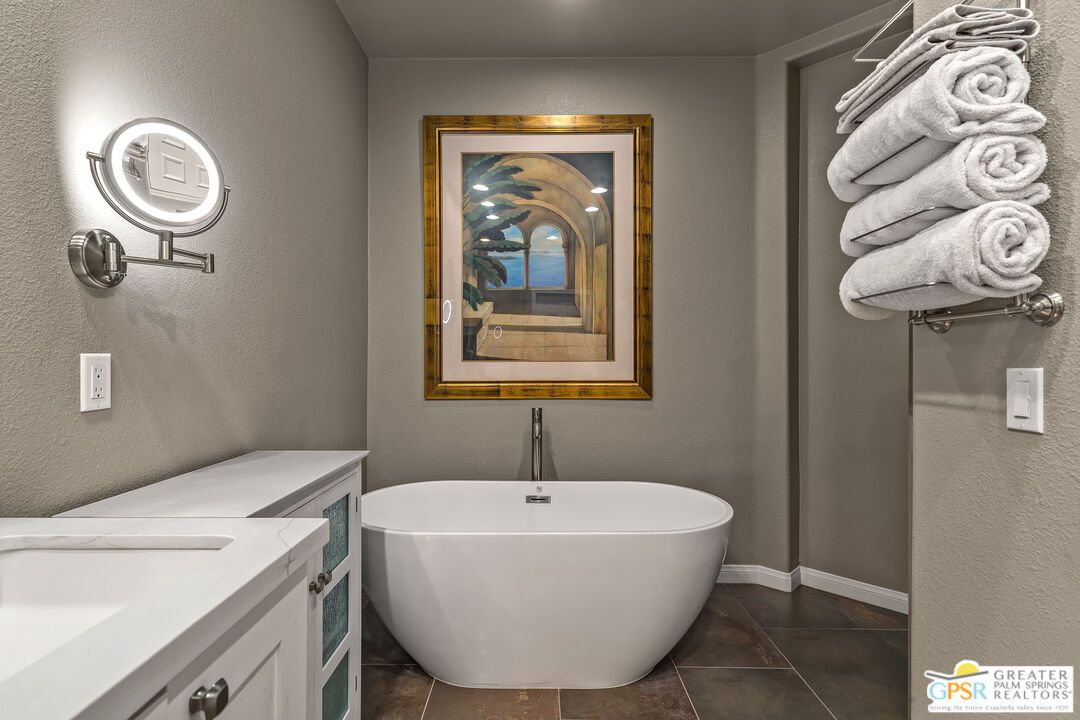 Bathroom, Free Standing Baths, Interior, Recessed Lighting