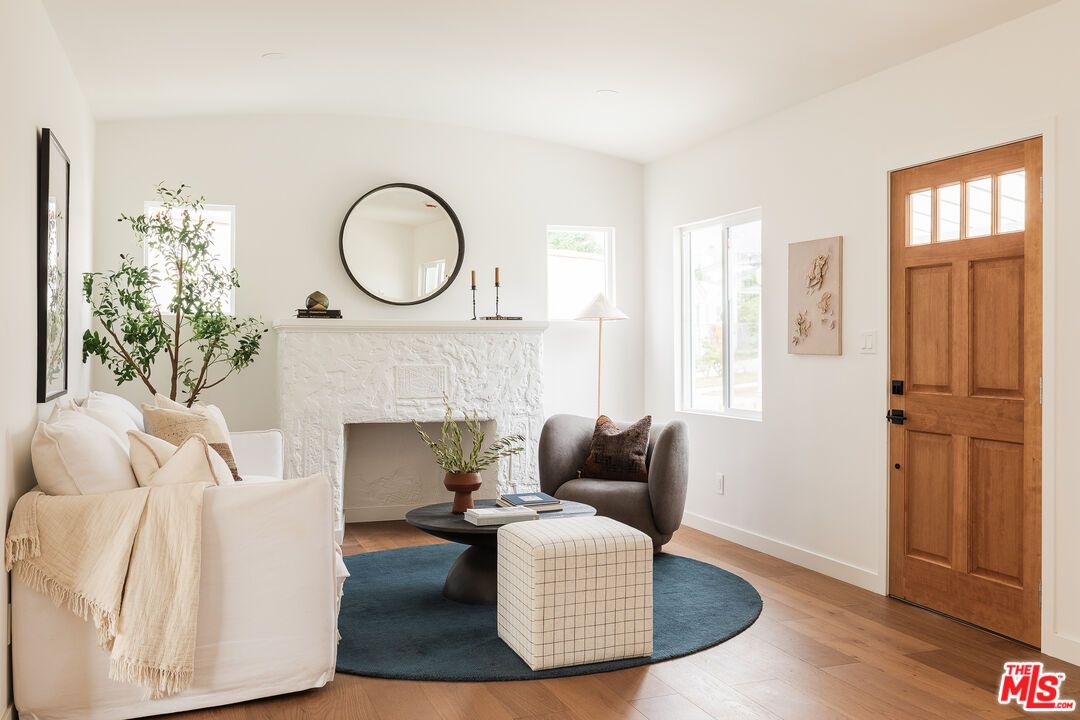 Fireplace, Interior, Wood Texture Flooring