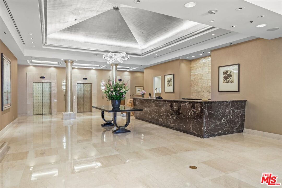 Interior, Marble Walls, Recessed Lighting