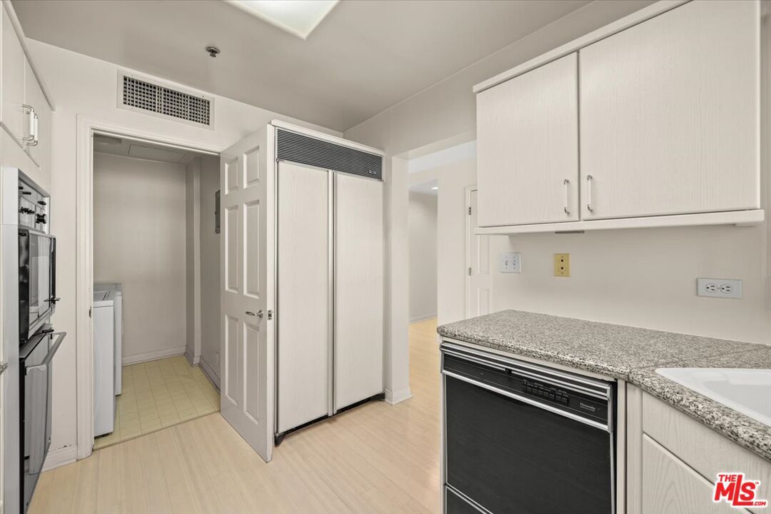 Interior, Kitchen, Washer, Wood Texture Flooring