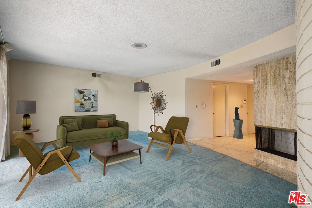 Fireplace, Interior, Living room, Recessed Lighting