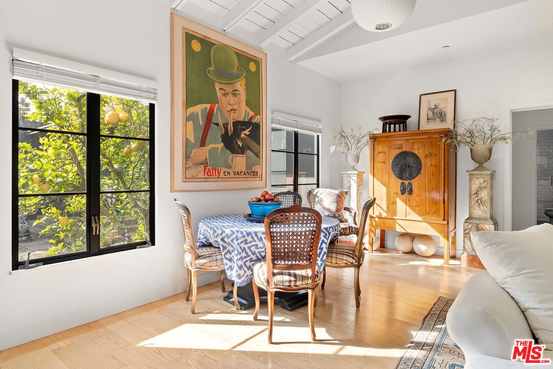 Dining room, Interior, Wood Texture Flooring