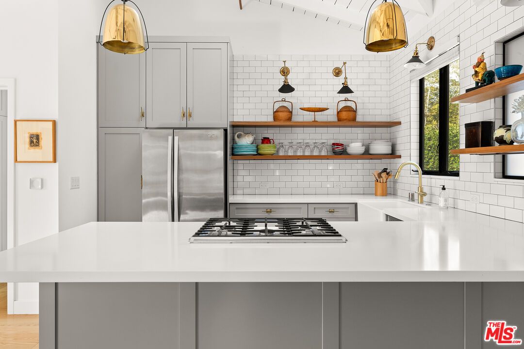 Interior, Kitchen, Pendant Lights, Stainless Steel Appliances