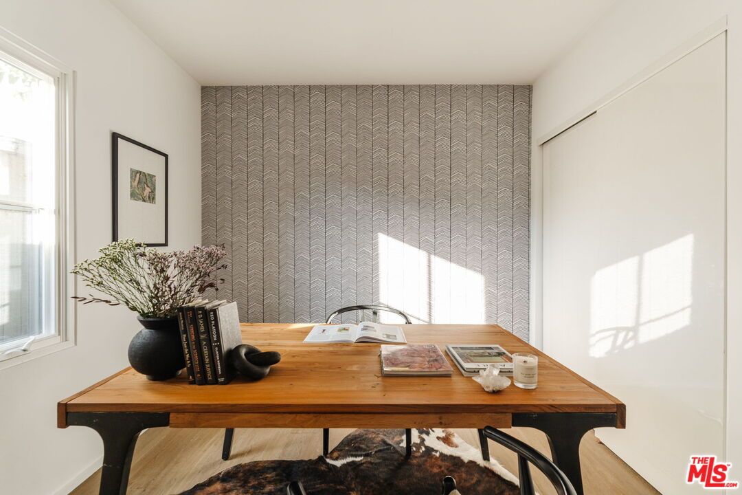 Home Office, Interior, Wood Texture Flooring