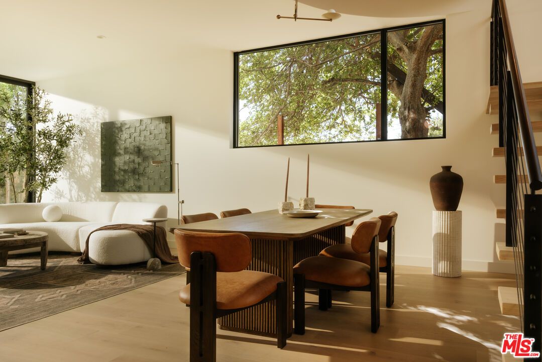 Dining room, Interior, Wood Texture Flooring