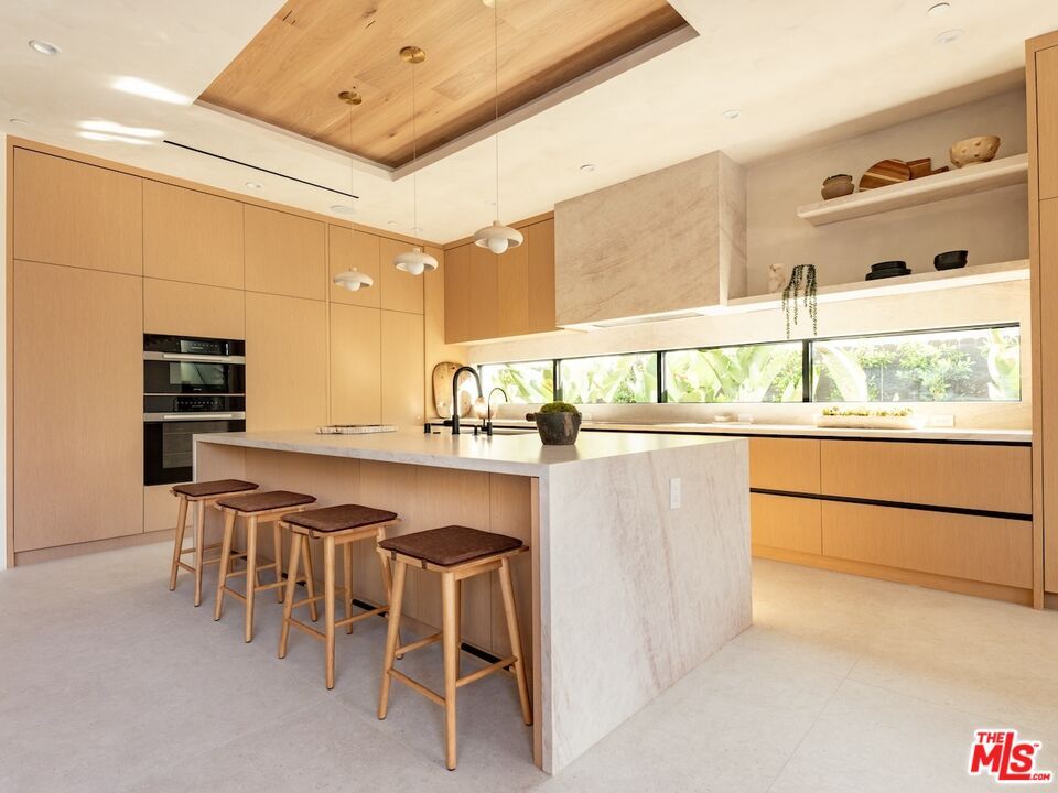 Interior, Kitchen, Pendant Lights, Recessed Lighting, Wooden Ceilings