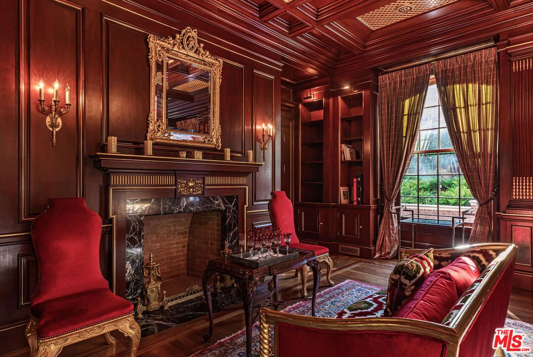 Fireplace, Interior, Living room, Wooden Ceilings, Wood Texture Flooring, Wooden Walls