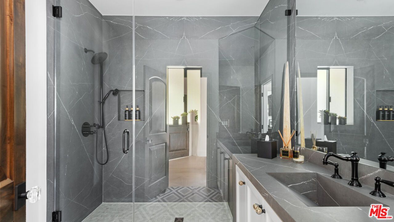 Bathroom, Dual Sink Vanities, Glass Shower, Interior