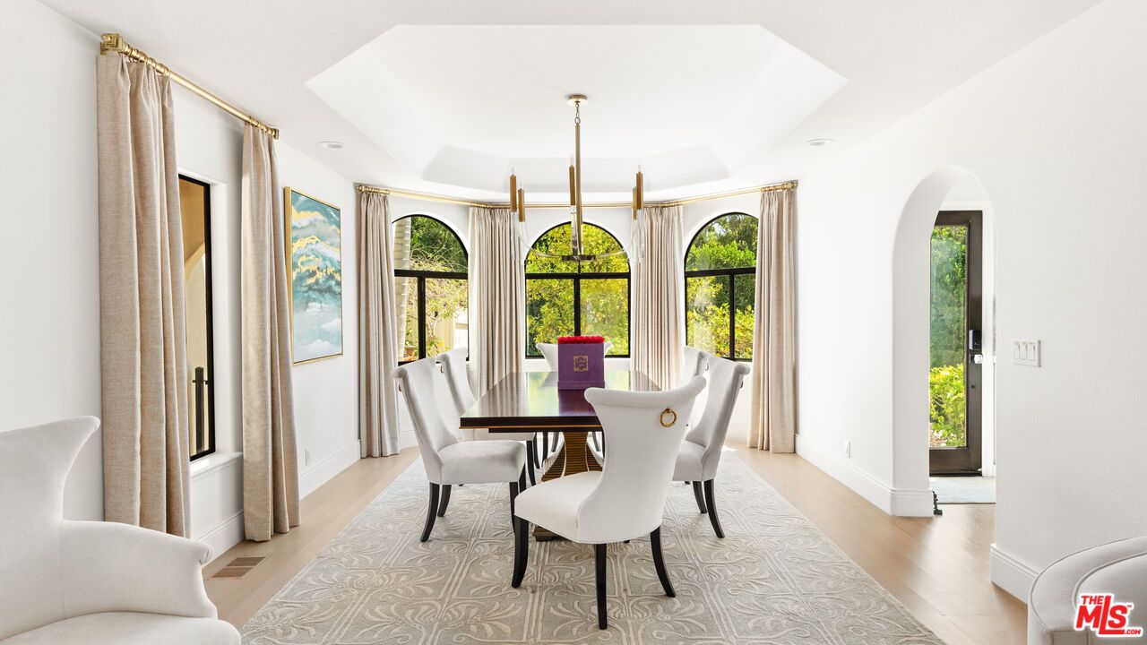 Dining room, Interior, Wood Texture Flooring