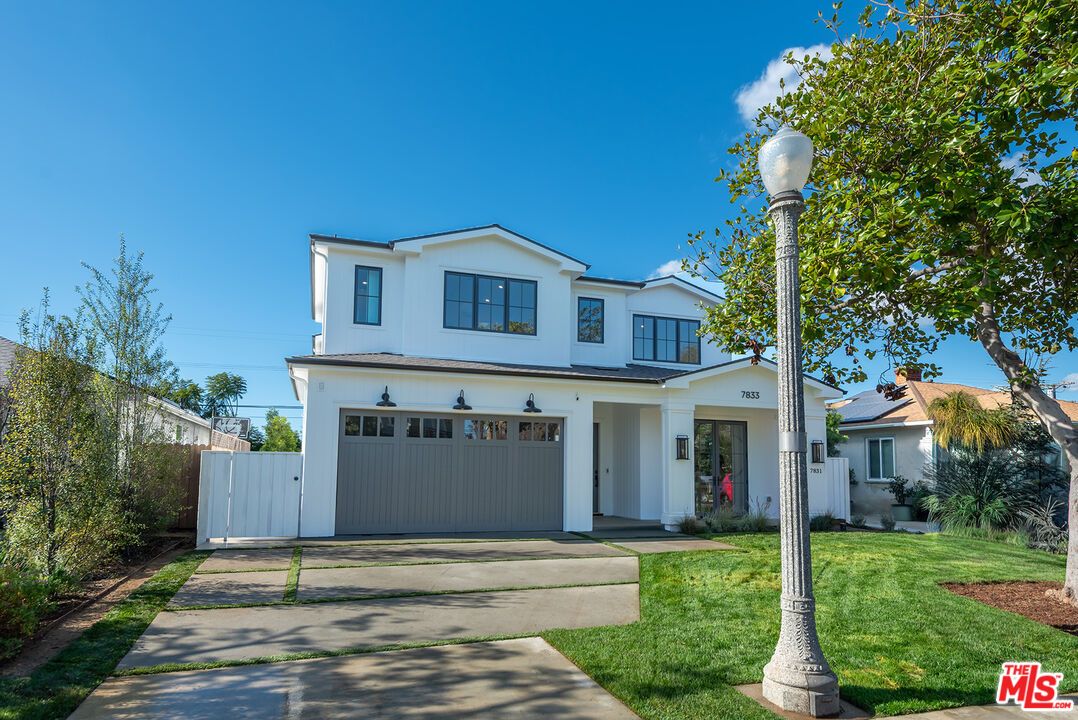 Attached, Backyard, Exterior, Facade, Farmhouse