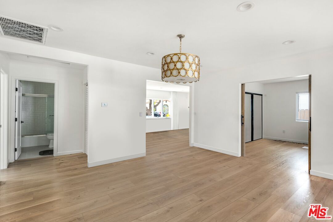 Bathroom, Empty room, Interior, Pendant Lights, Wood Texture Flooring