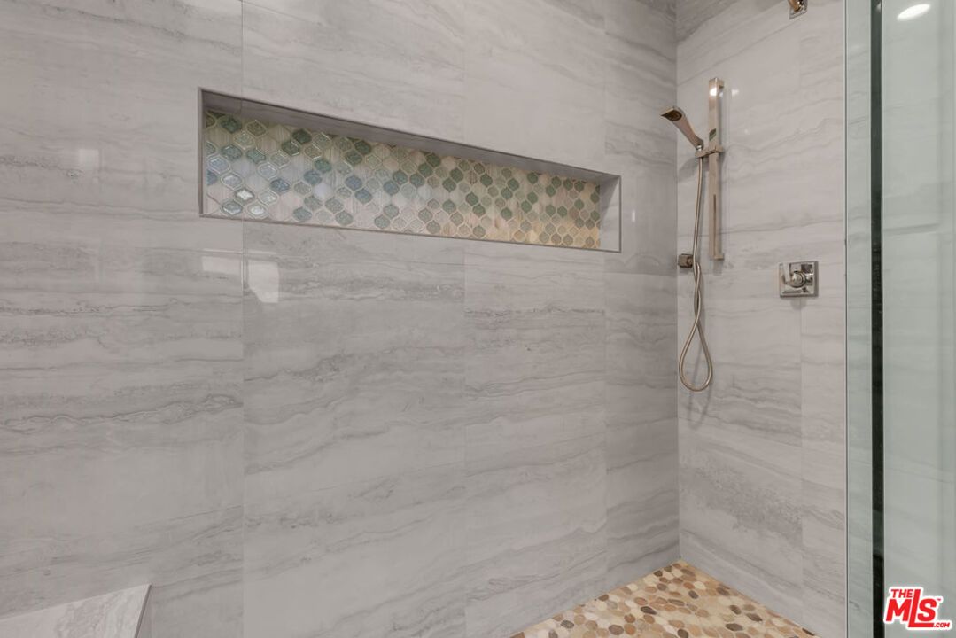 Bathroom, Glass Shower, Interior, Marble Walls
