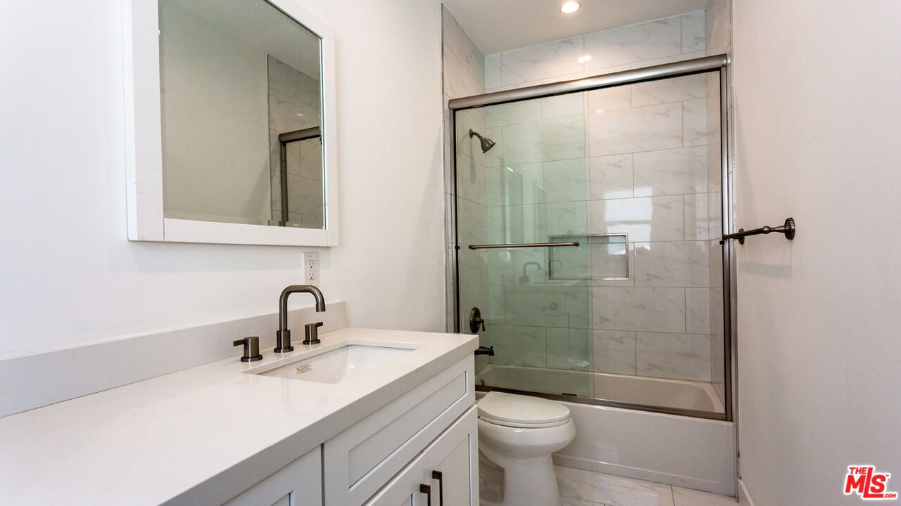 Bathroom, Glass Shower, Interior, Marble Walls, Recessed Lighting