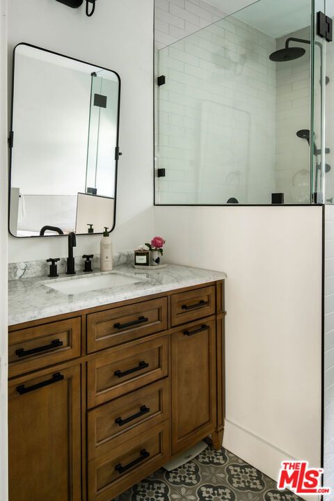 Bathroom, Dual Sink Vanities, Glass Shower, Interior