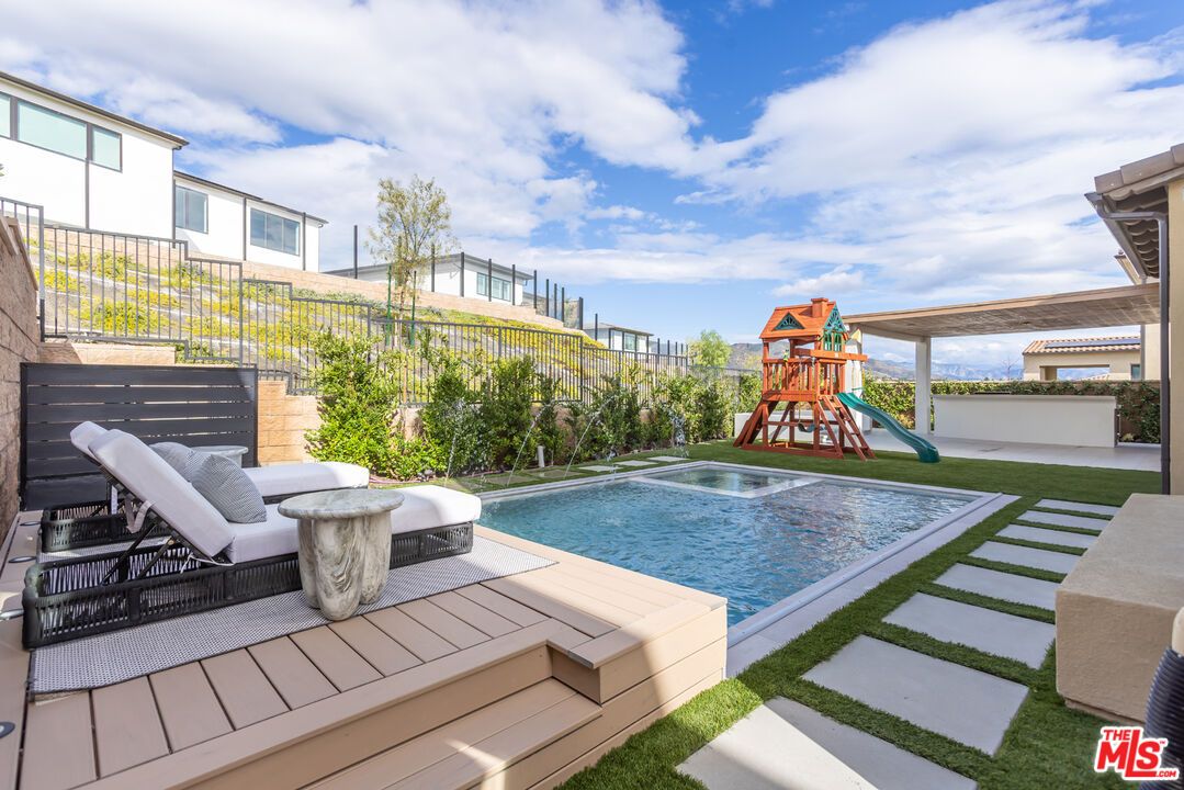 Backyard, Exterior, Playground, Pool