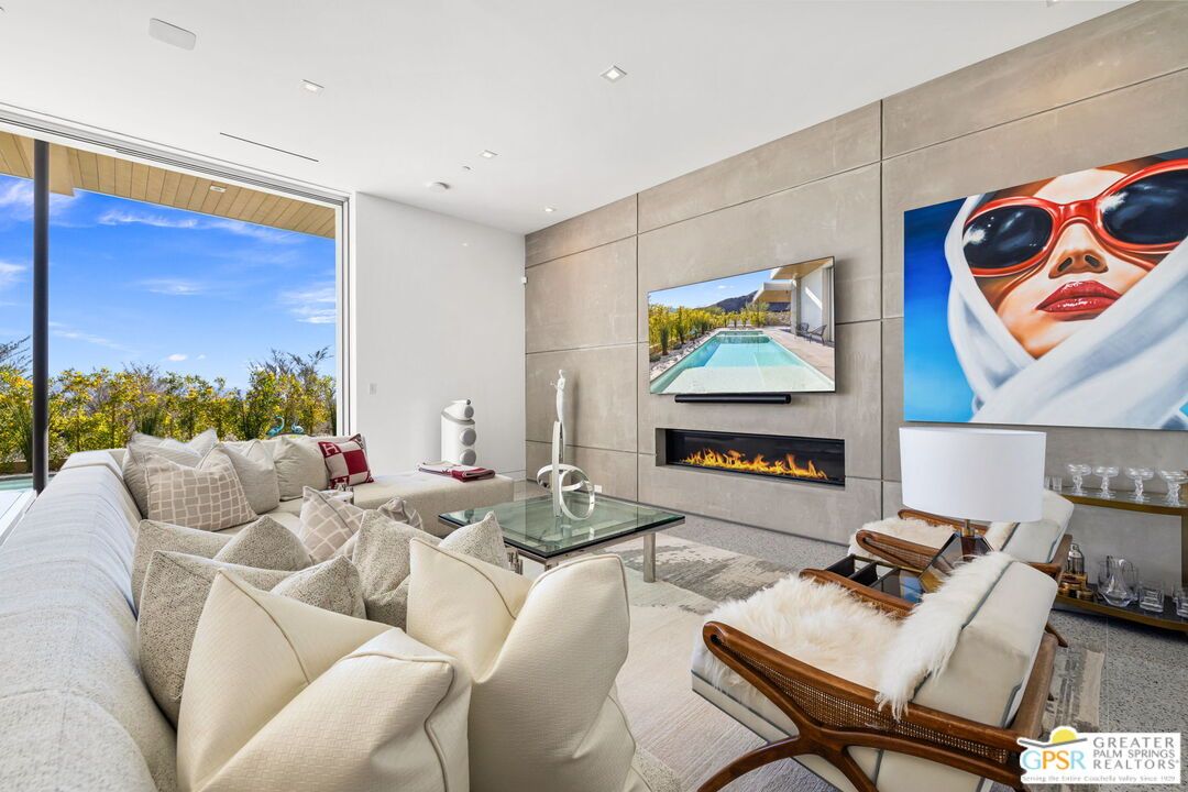 Fireplace, Interior, Living room, Recessed Lighting