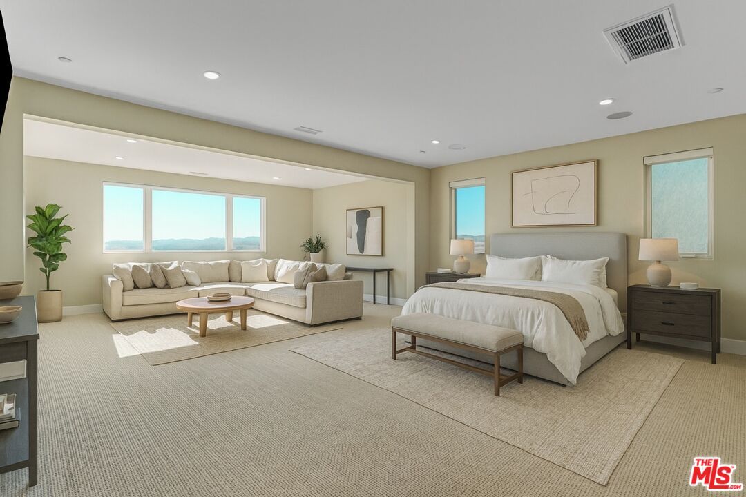 Bedroom, Interior, Living room, Recessed Lighting