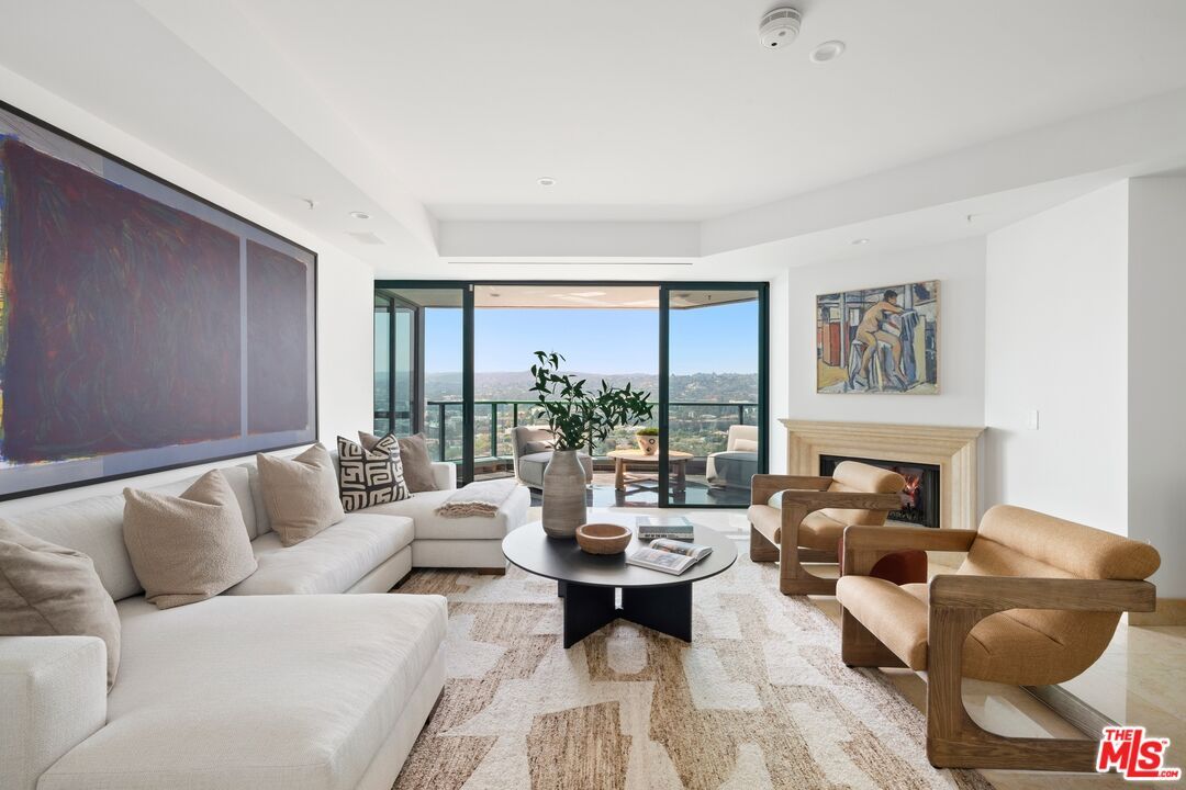 Fireplace, Interior, Living room, Recessed Lighting, Water