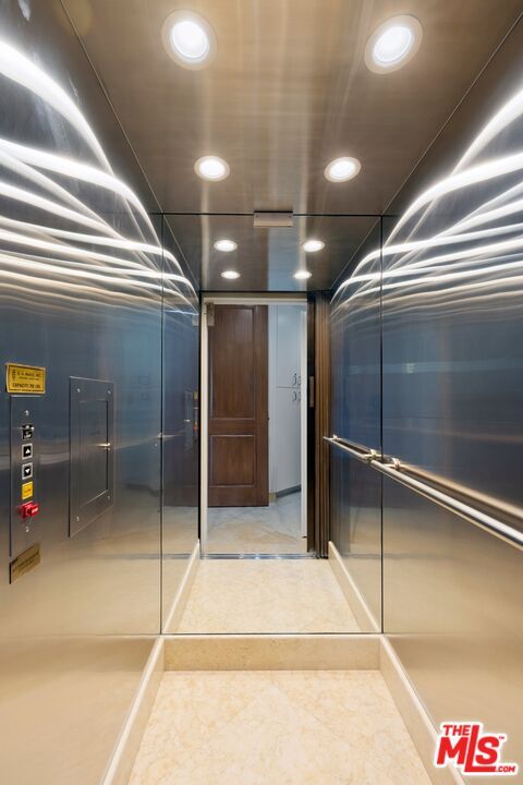 Elevator, Interior, Recessed Lighting