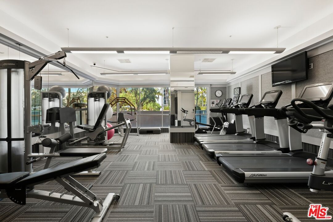 Fitness Equipment, Gym, Interior, Pendant Lights