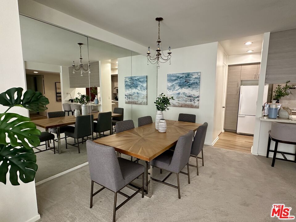 Chandelier, Dining room, Interior, Pendant Lights, Recessed Lighting, Wood Texture Flooring