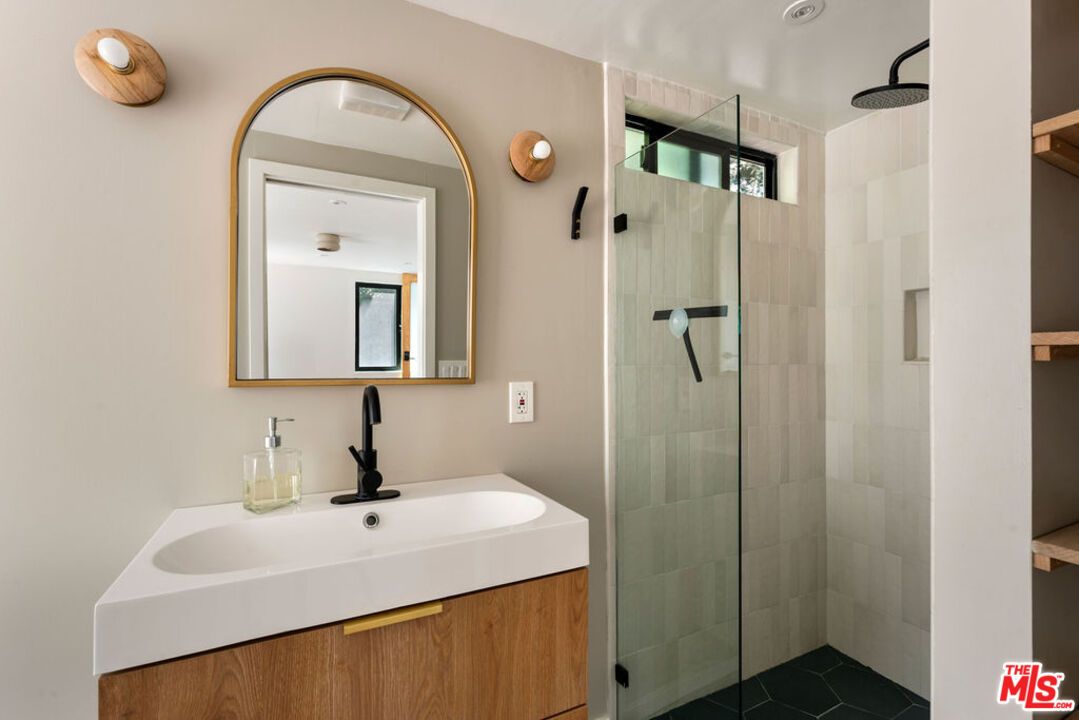 Bathroom, Dual Sink Vanities, Glass Shower, Interior