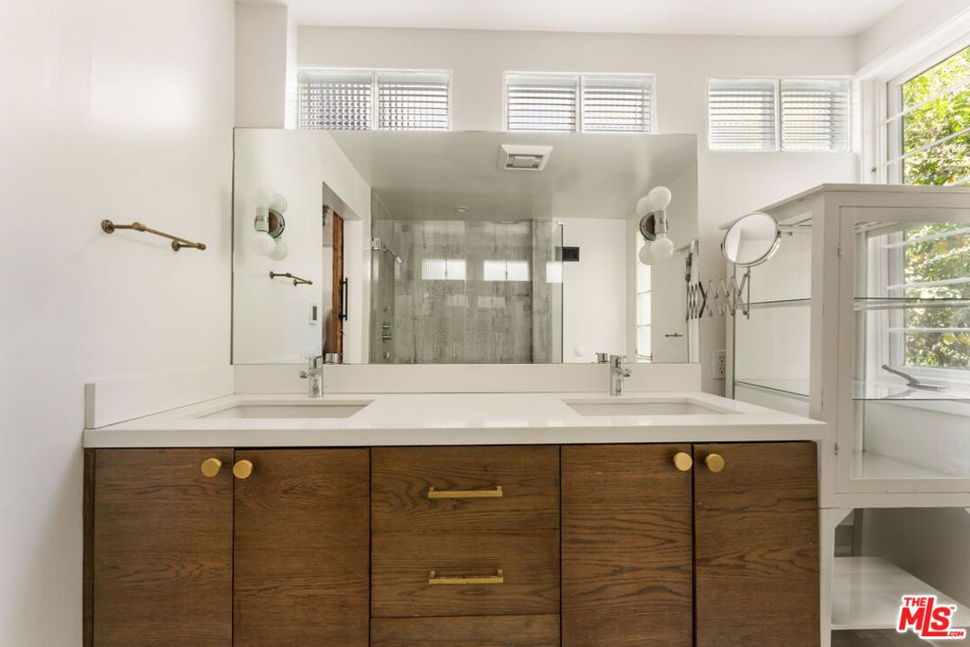 Bathroom, Dual Sink Vanities, Glass Shower, Interior