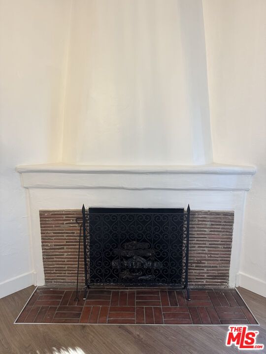 Fireplace, Interior, Wood Texture Flooring