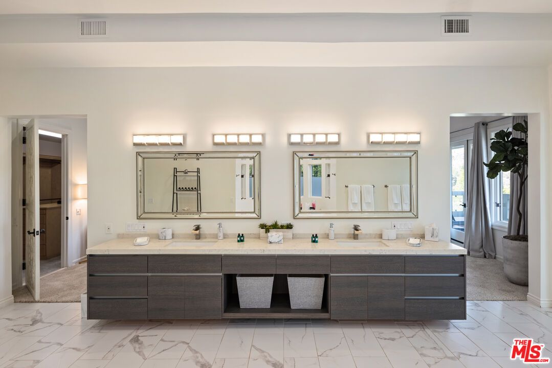 Bathroom, Dual Sink Vanities, Interior, Marble