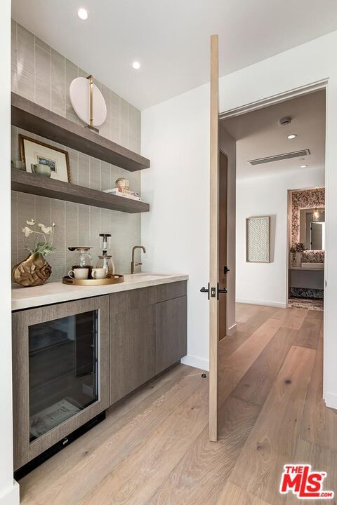 Fireplace, Interior, Recessed Lighting, Wood Texture Flooring