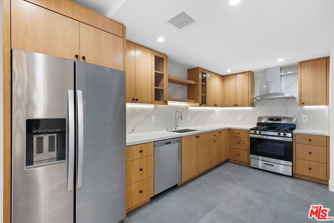 Interior, Kitchen, Recessed Lighting, Stainless Steel Appliances