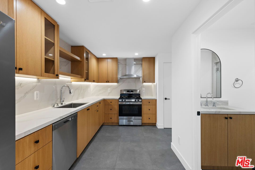 Interior, Kitchen, Recessed Lighting, Stainless Steel Appliances