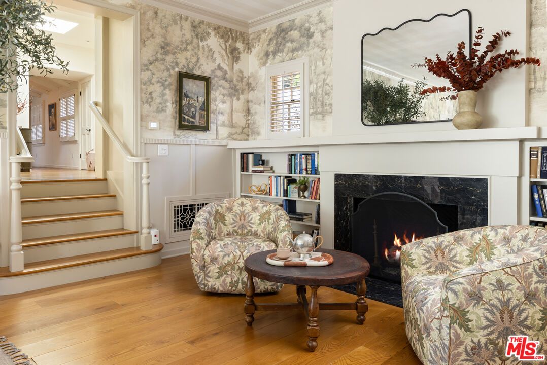 Fireplace, Interior, Living room, Wood Texture Flooring