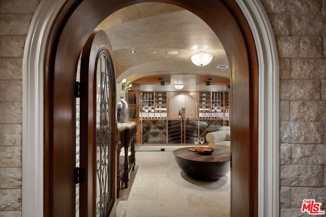 Interior, Stone Walls, Wine Storage