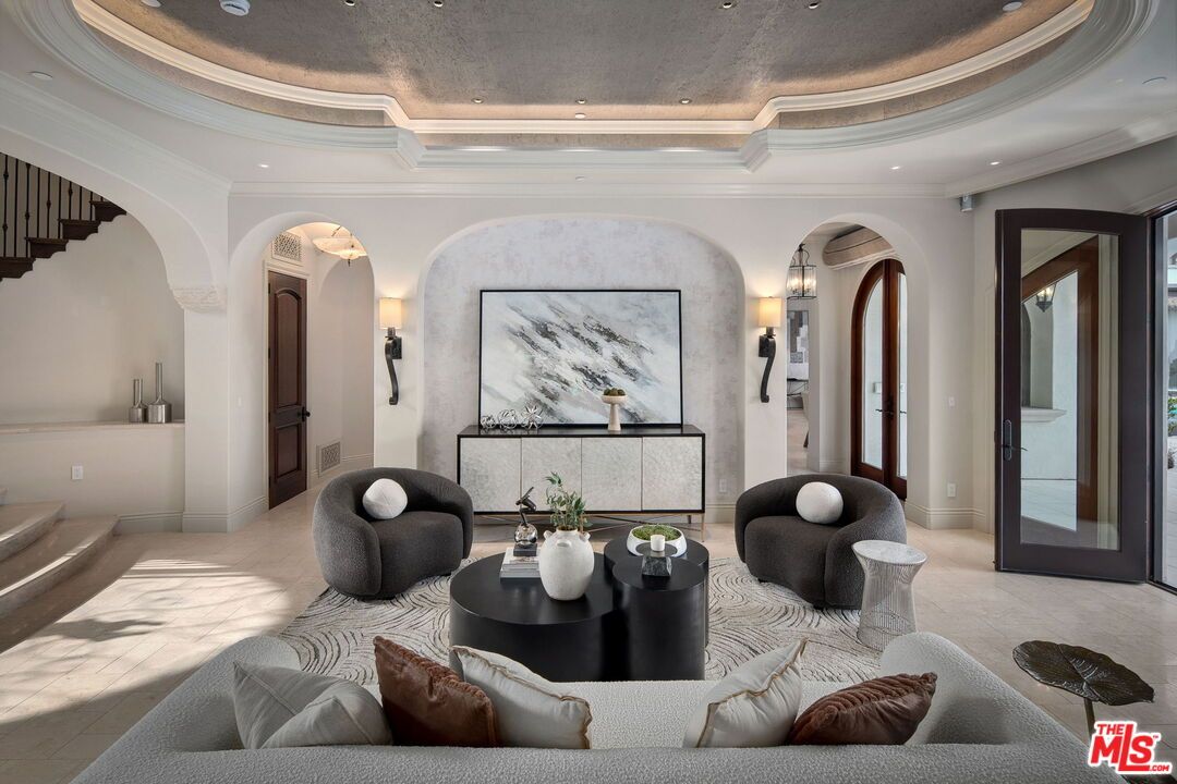 Interior, Living room, Recessed Lighting