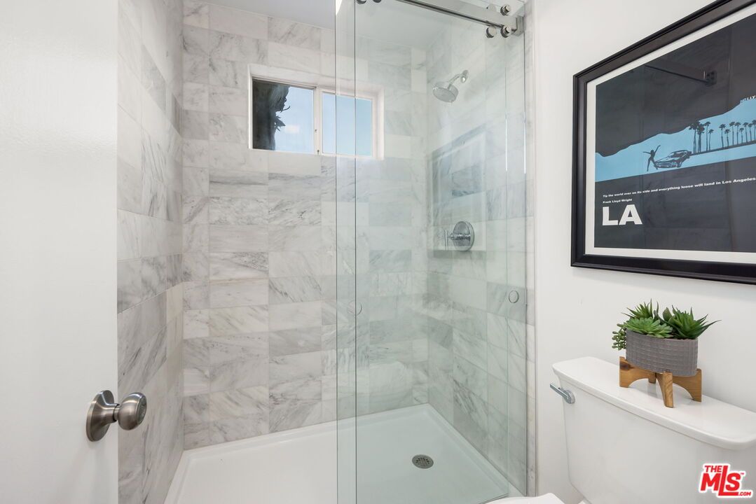Bathroom, Glass Shower, Interior, Marble Walls