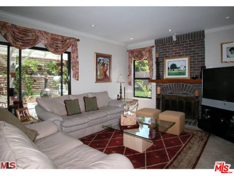 Fireplace, Interior, Living room, Recessed Lighting, Stone Walls