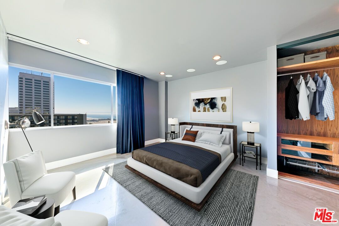 Bedroom, Interior, Recessed Lighting, Water