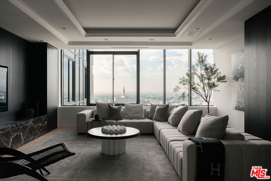 Interior, Living room, Recessed Lighting