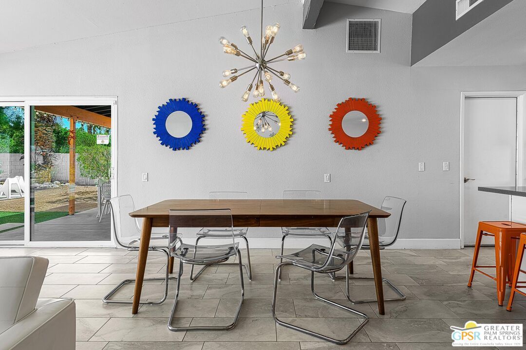 Dining room, Interior, Pendant Lights