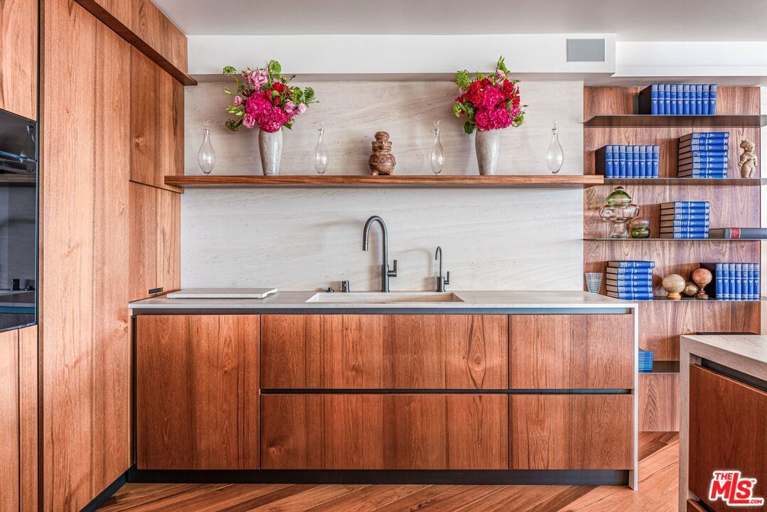 Interior, Kitchen, Wood Texture Flooring