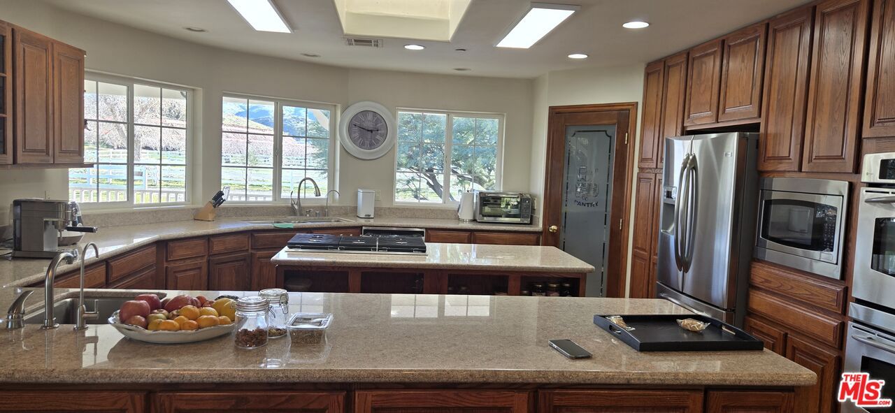 Interior, Kitchen, Recessed Lighting, Stainless Steel Appliances