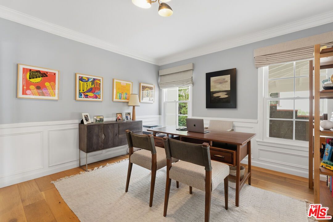 Home Office, Interior, Wood Texture Flooring