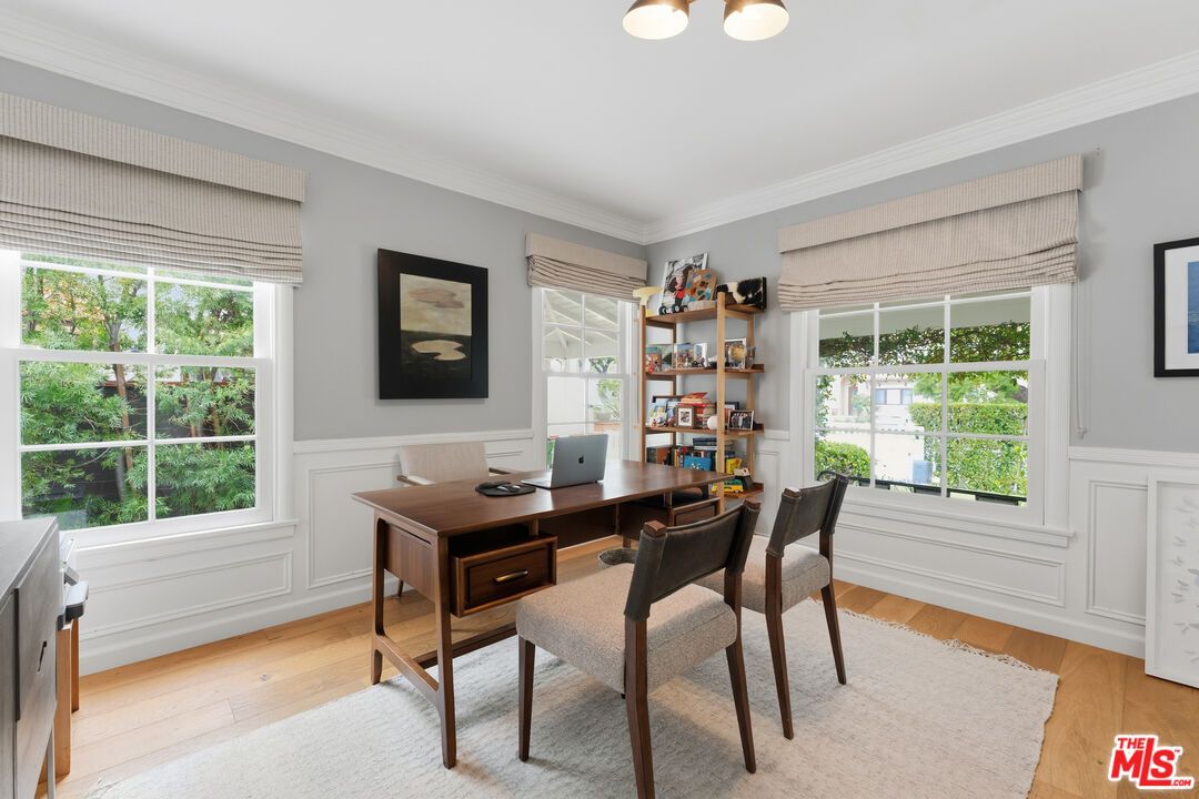 Home Office, Interior, Wood Texture Flooring