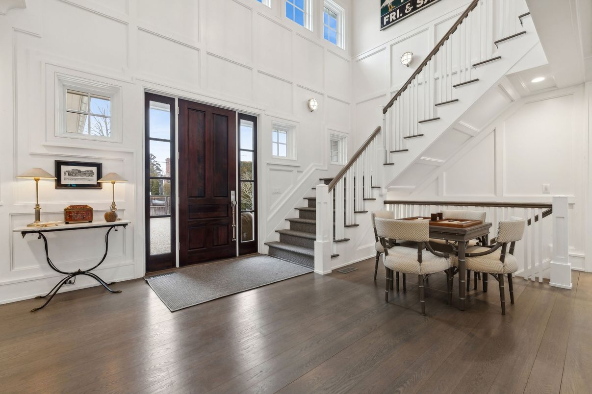Dining room, Interior, Wood Texture Flooring