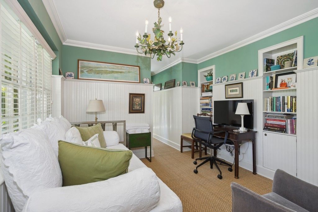 Chandelier, Home Office, Interior
